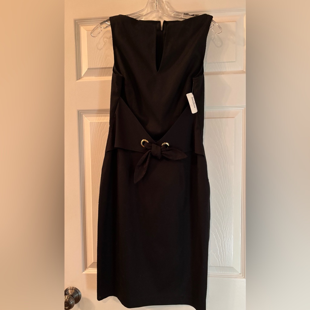 Beautiful Nwt David Meister Elegant Black Dress Size 6 Neiman Marcus